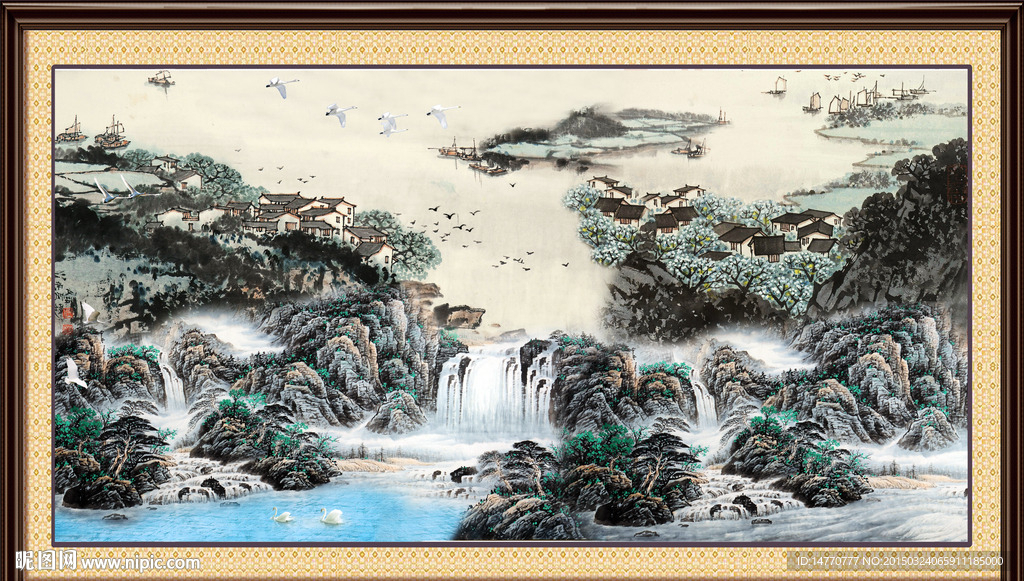 国画山水