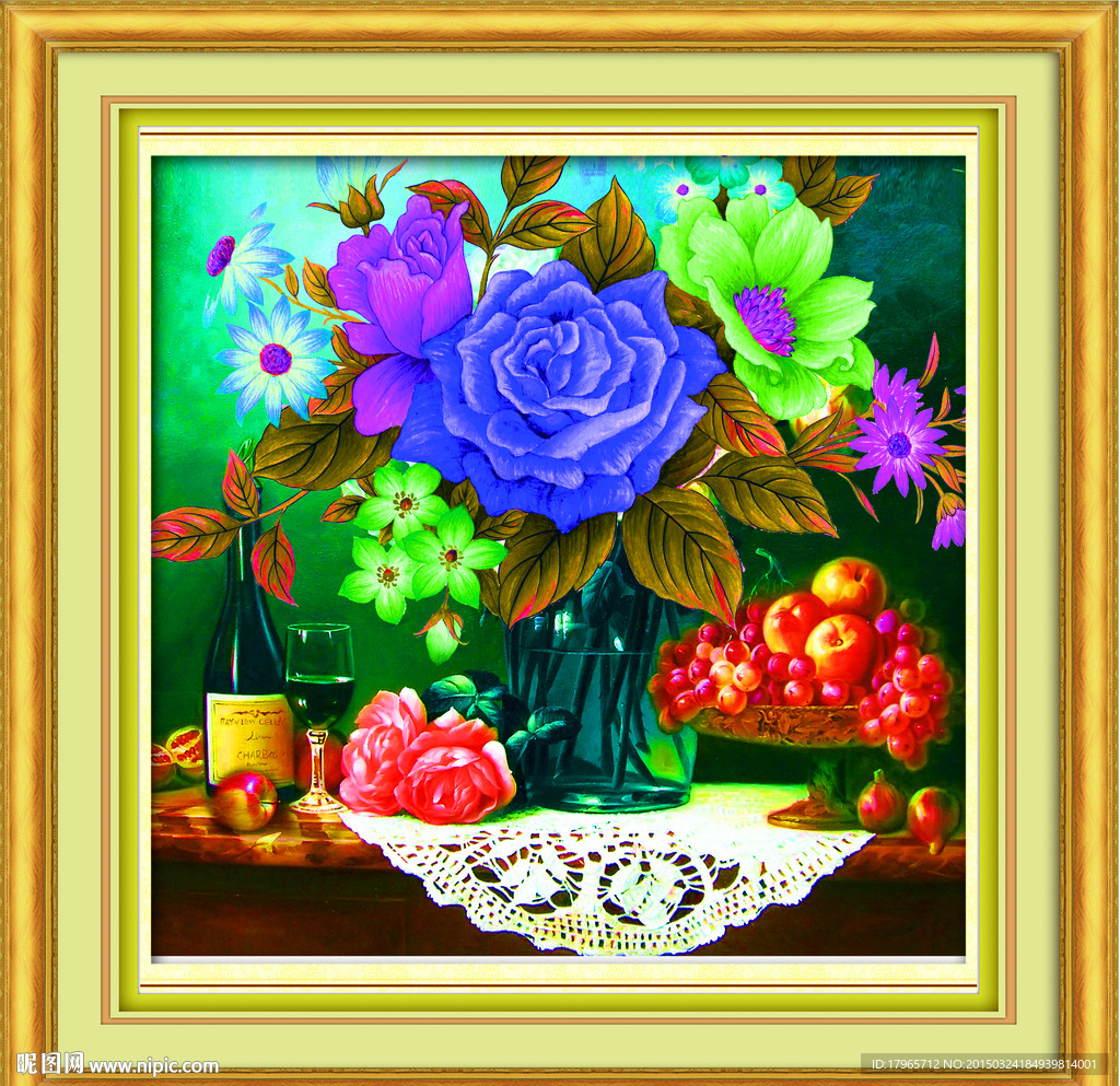 花卉油画