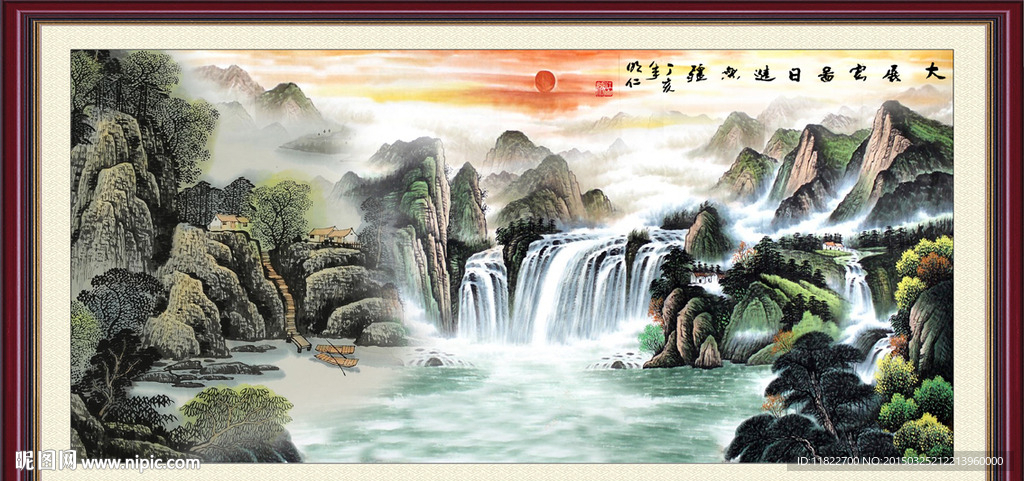 国画山水画
