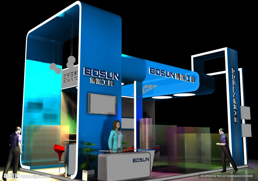 展览 展示模型 3D模型