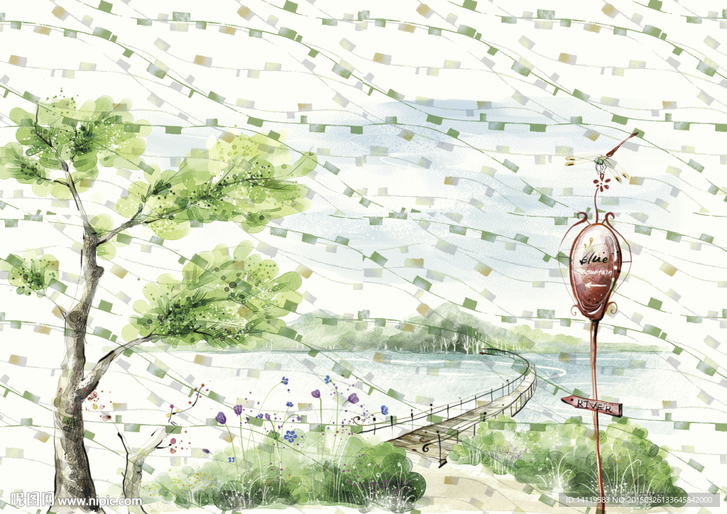 手绘插画