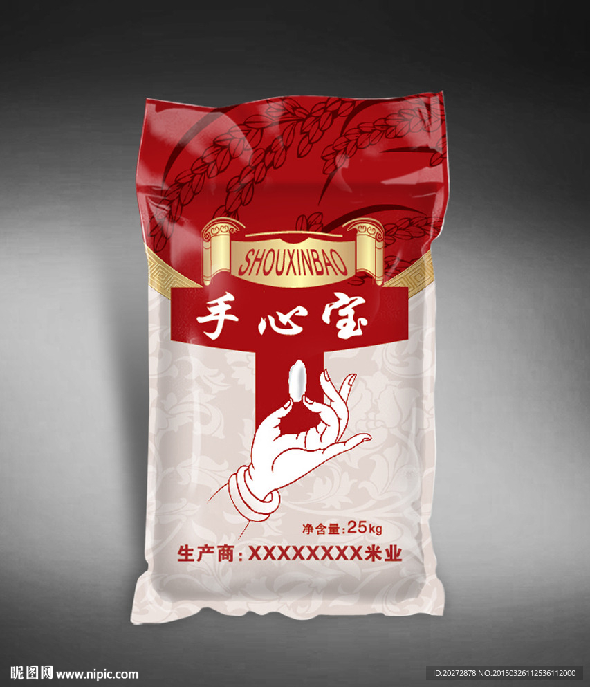 大米包装( 平面图 ) 图片