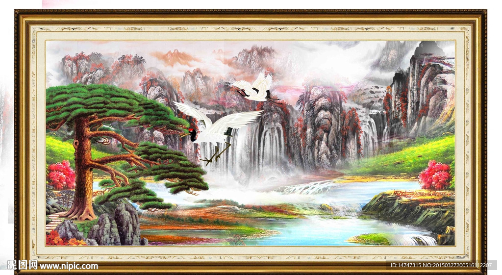 山水油画