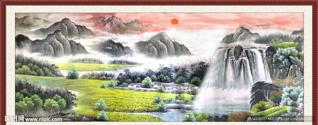 山水国画