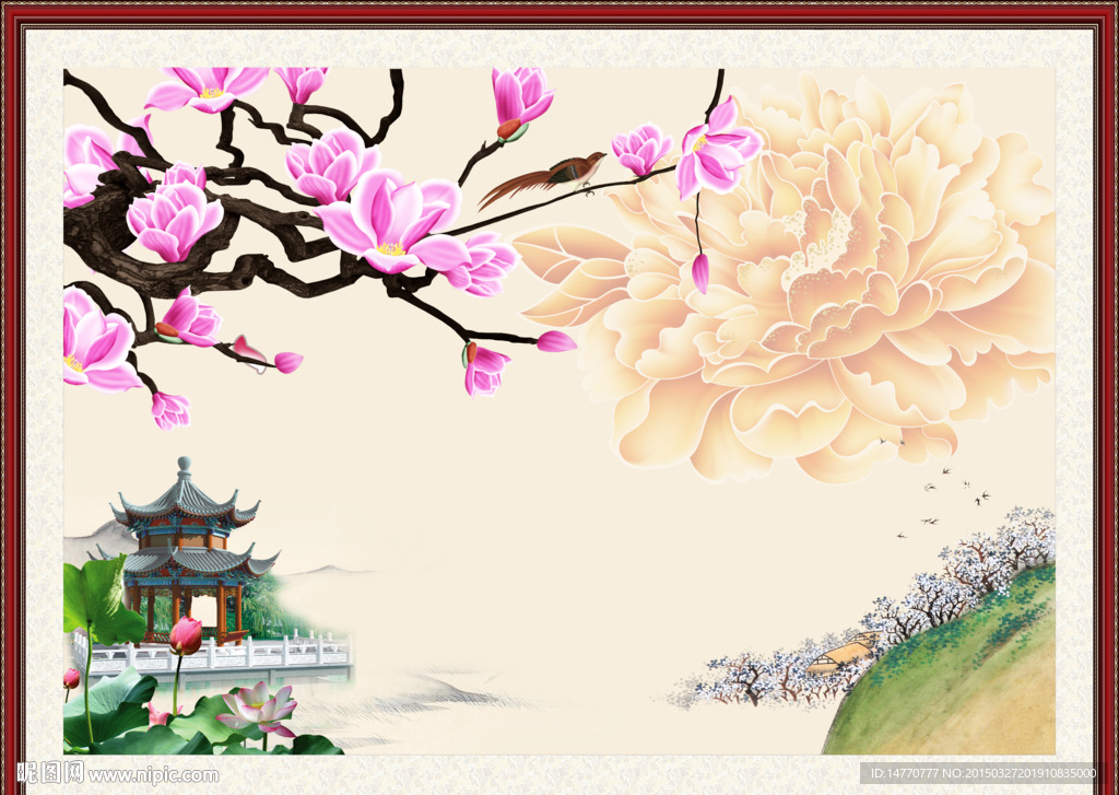 花鸟风景