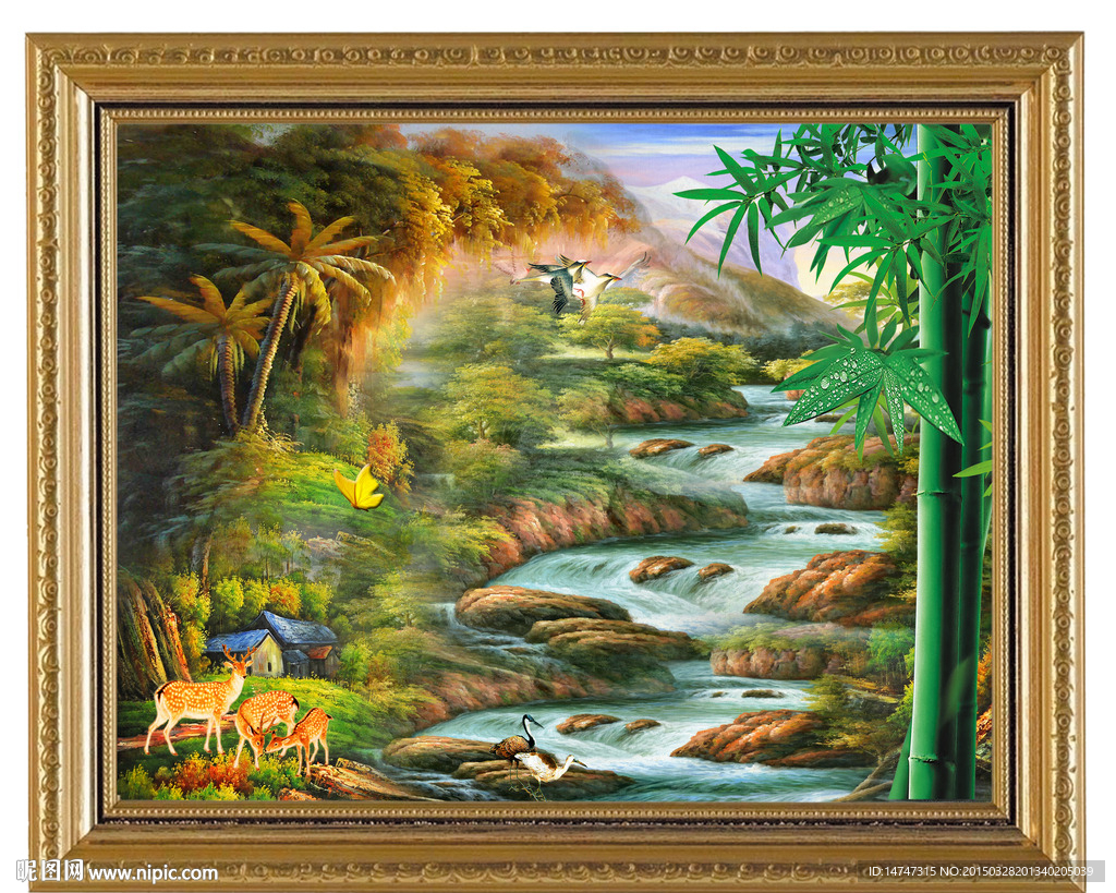 欧式风景油画