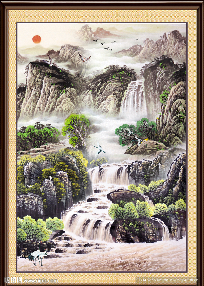 国画山水画