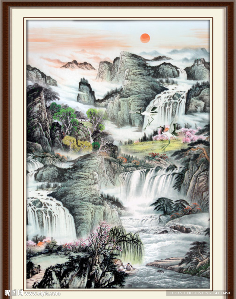 山水国画