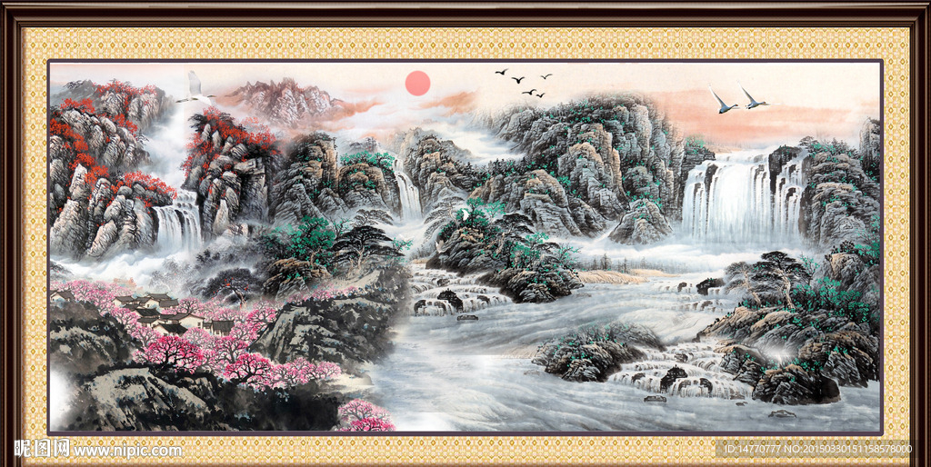 国画山水