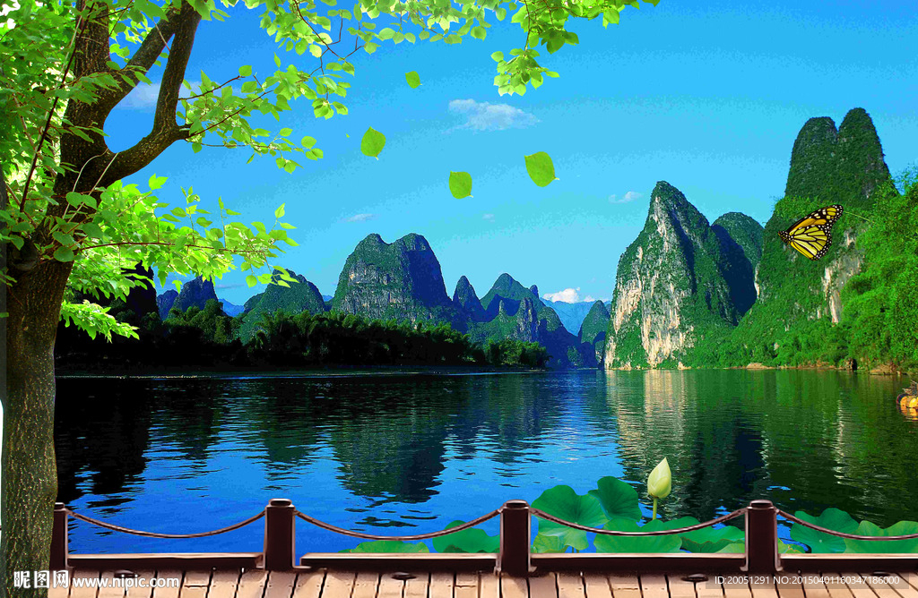 3d壁画 风景