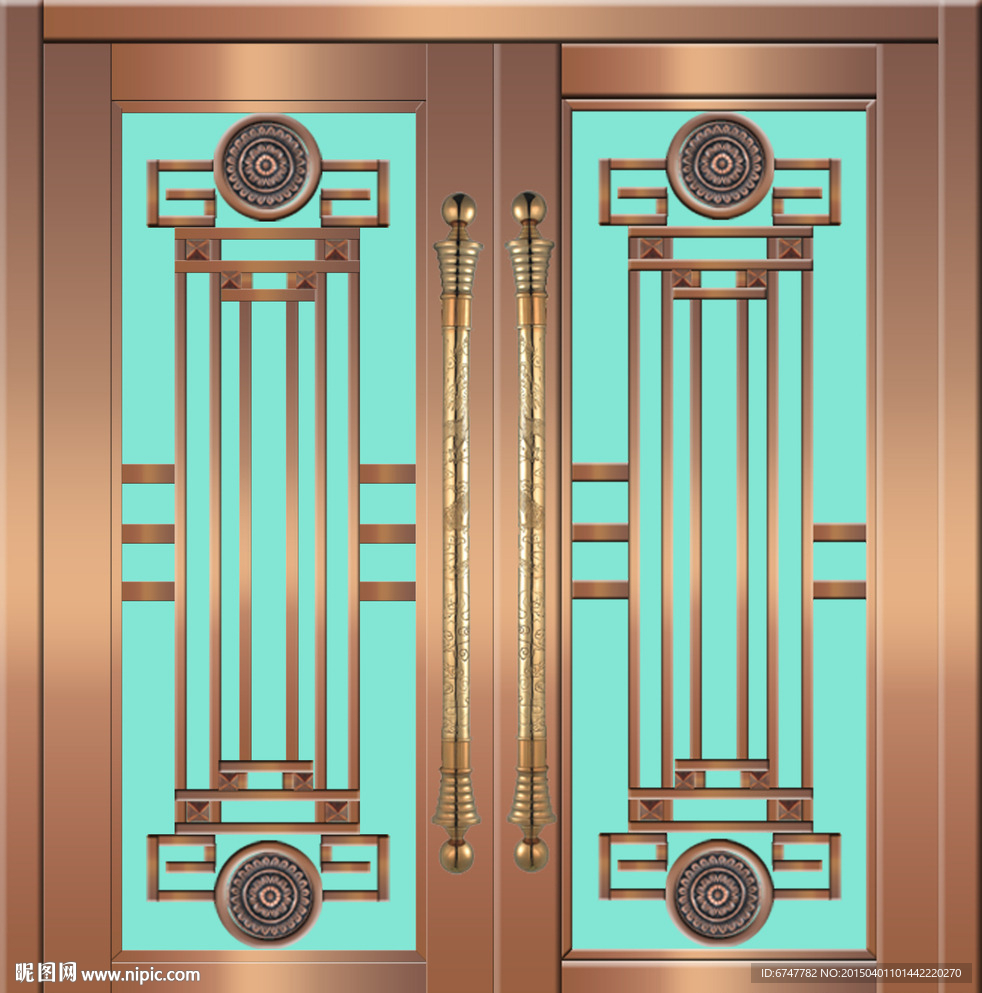 铜金属门设计