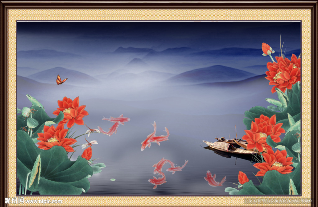 荷花图
