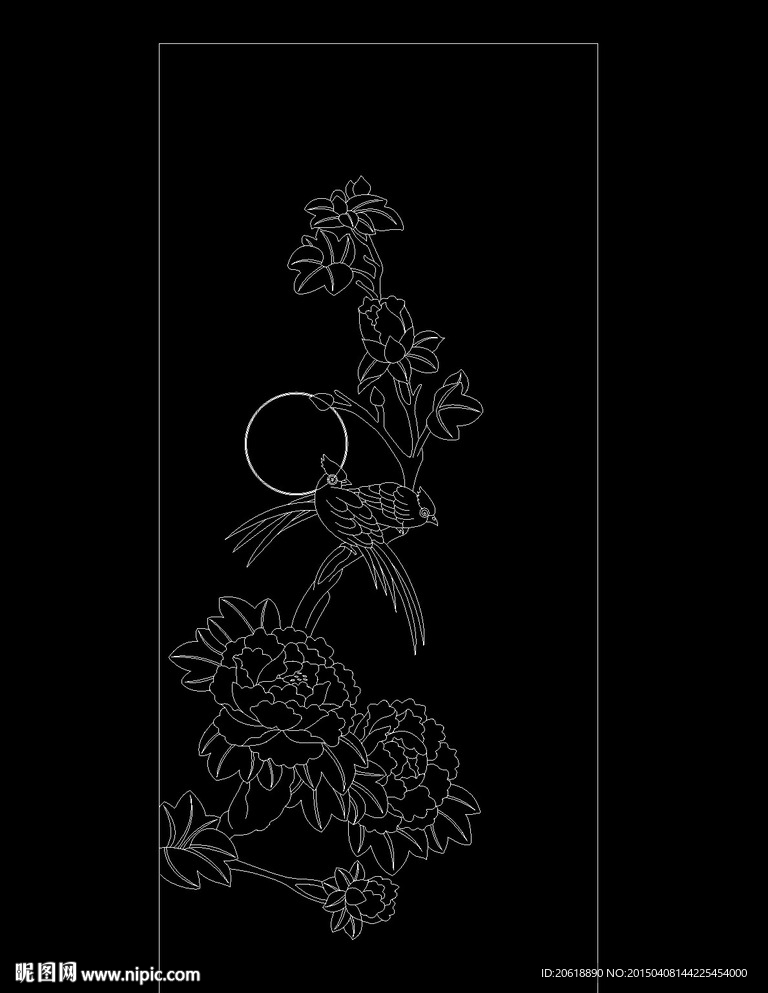 牡丹鸟太阳
