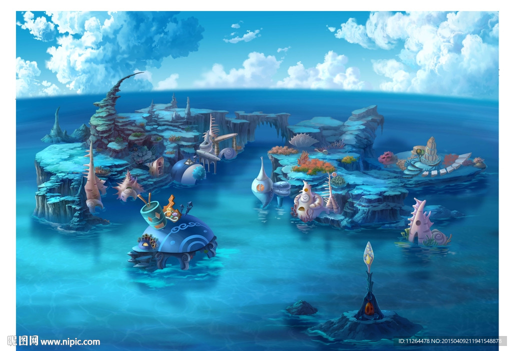海港高清原画场景
