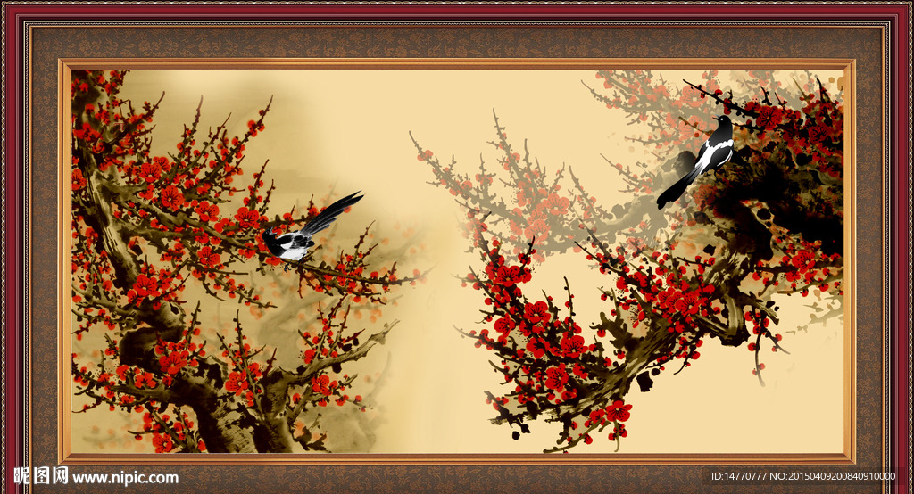 梅花装饰画