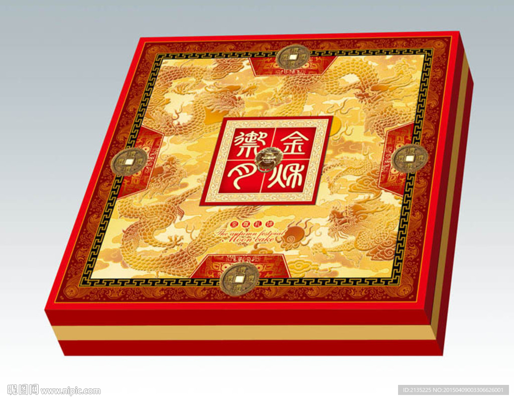 金秋御月 正面分层图