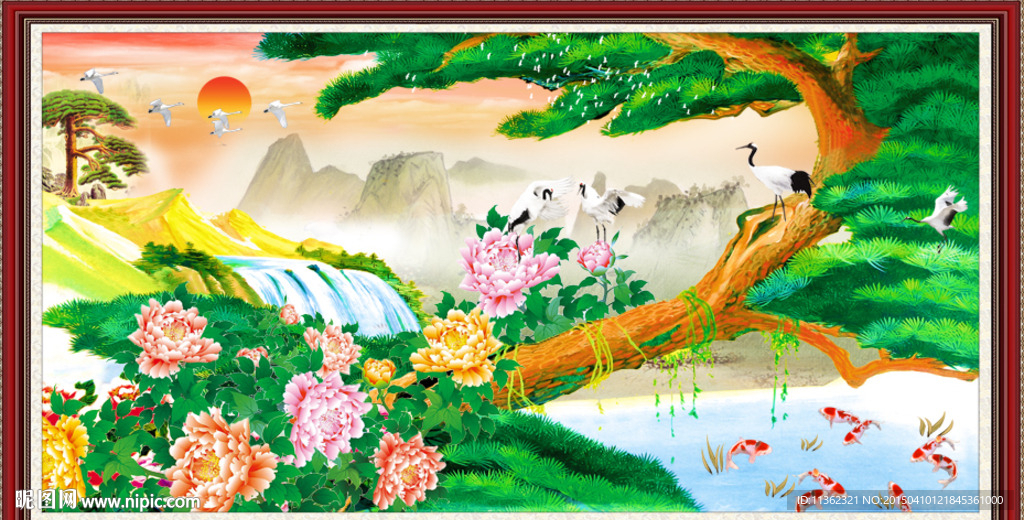 鹤寿图