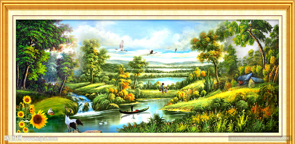 油画风景