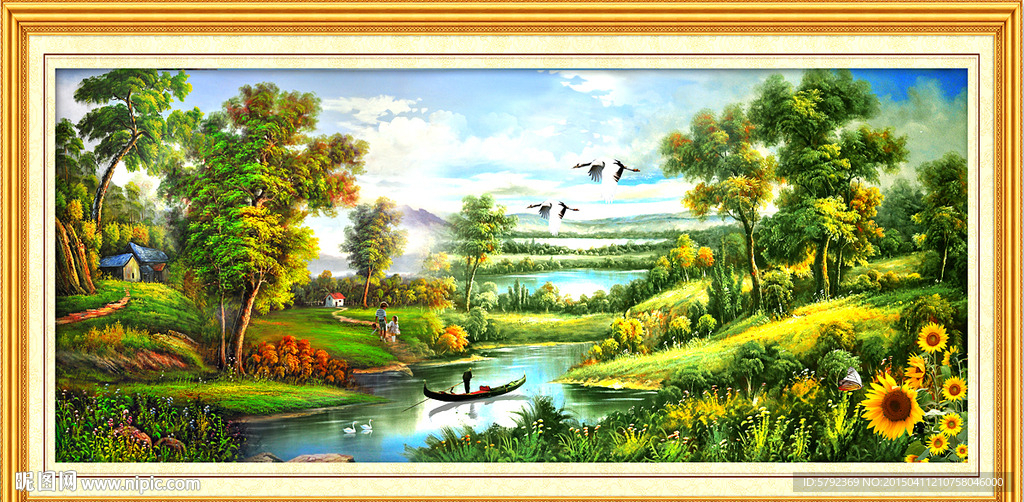 油画风景