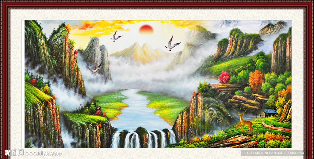 山水风景画