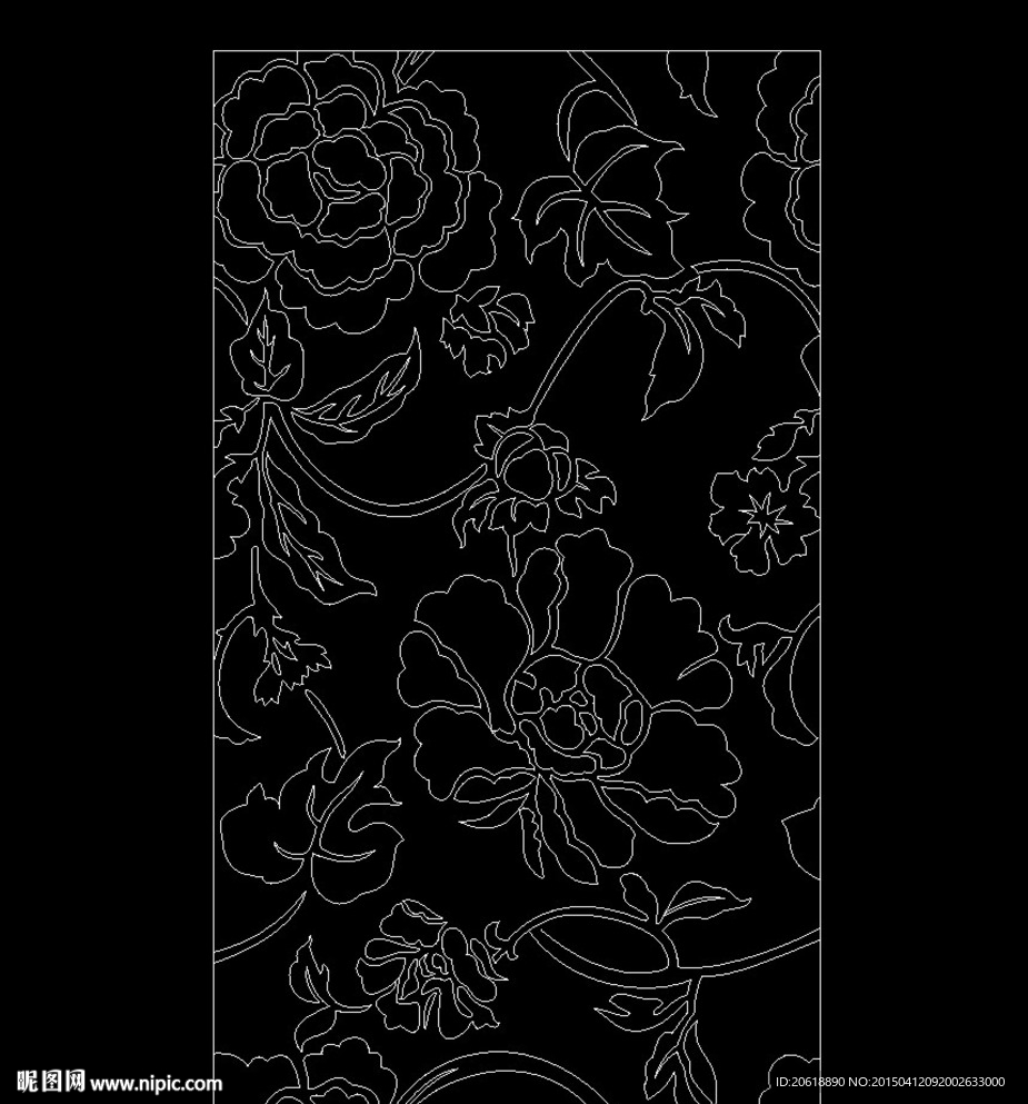抽象花