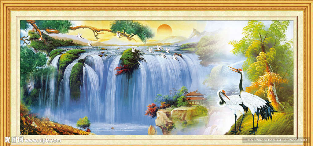 山水油画