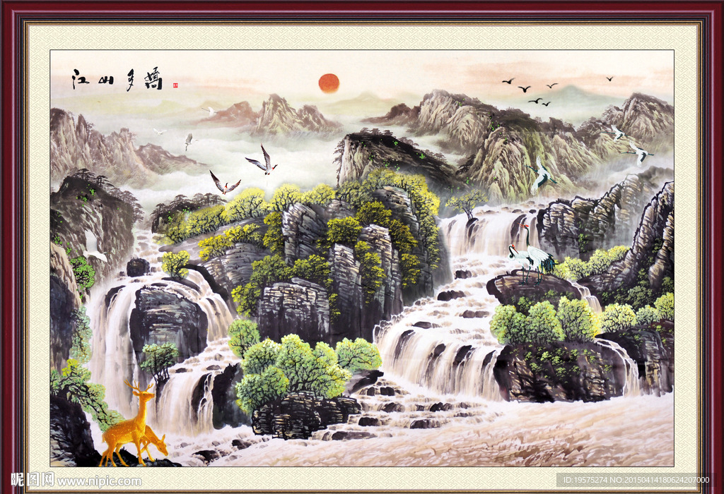 国画山水画