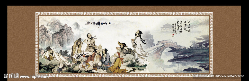 八仙醉酒图