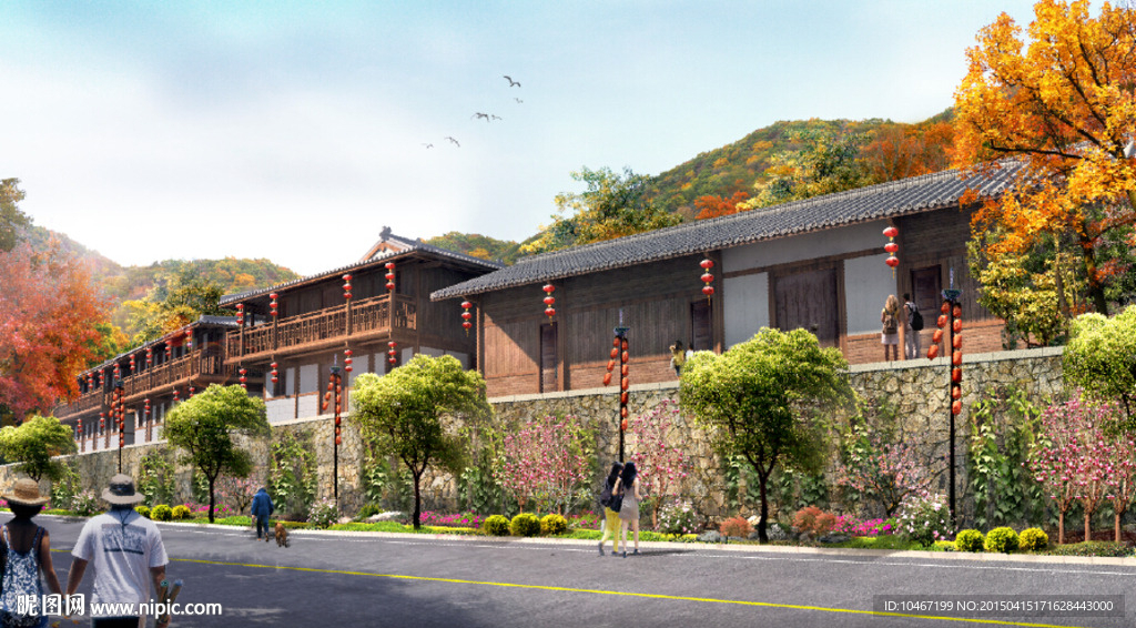 古建筑效果图