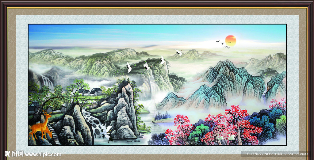 国画山水