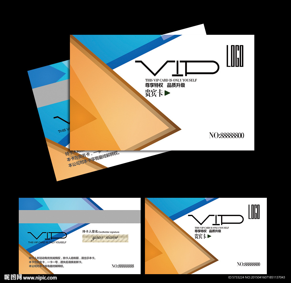 科技公司vip贵宾卡设计