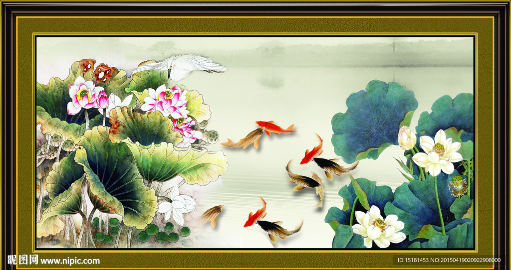 荷花图