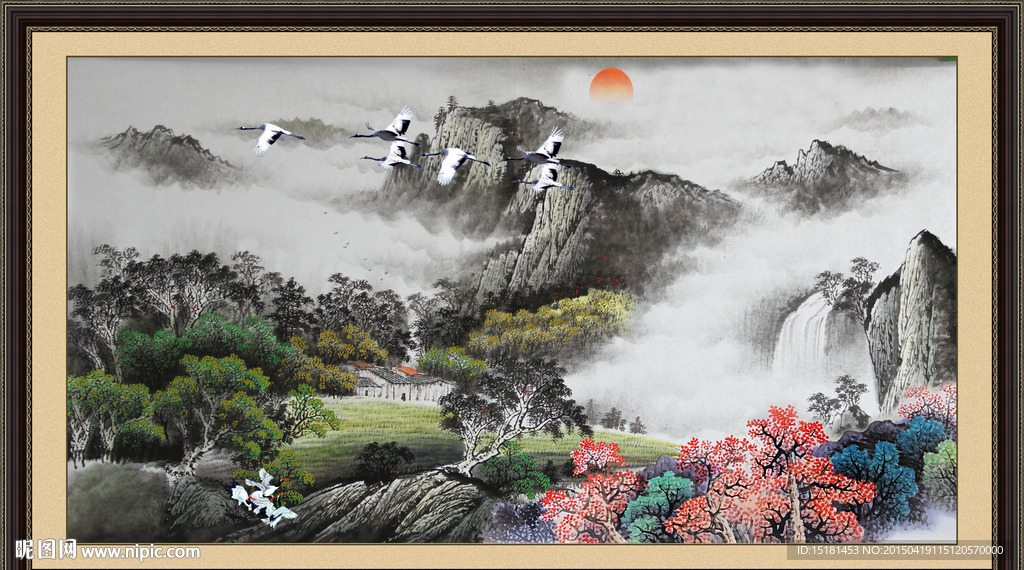 国画山水