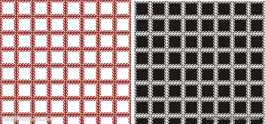 抽象图 欧式图 格子图