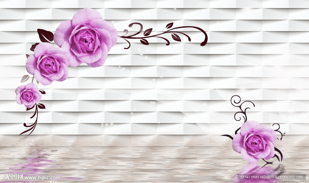 水影紫玫瑰