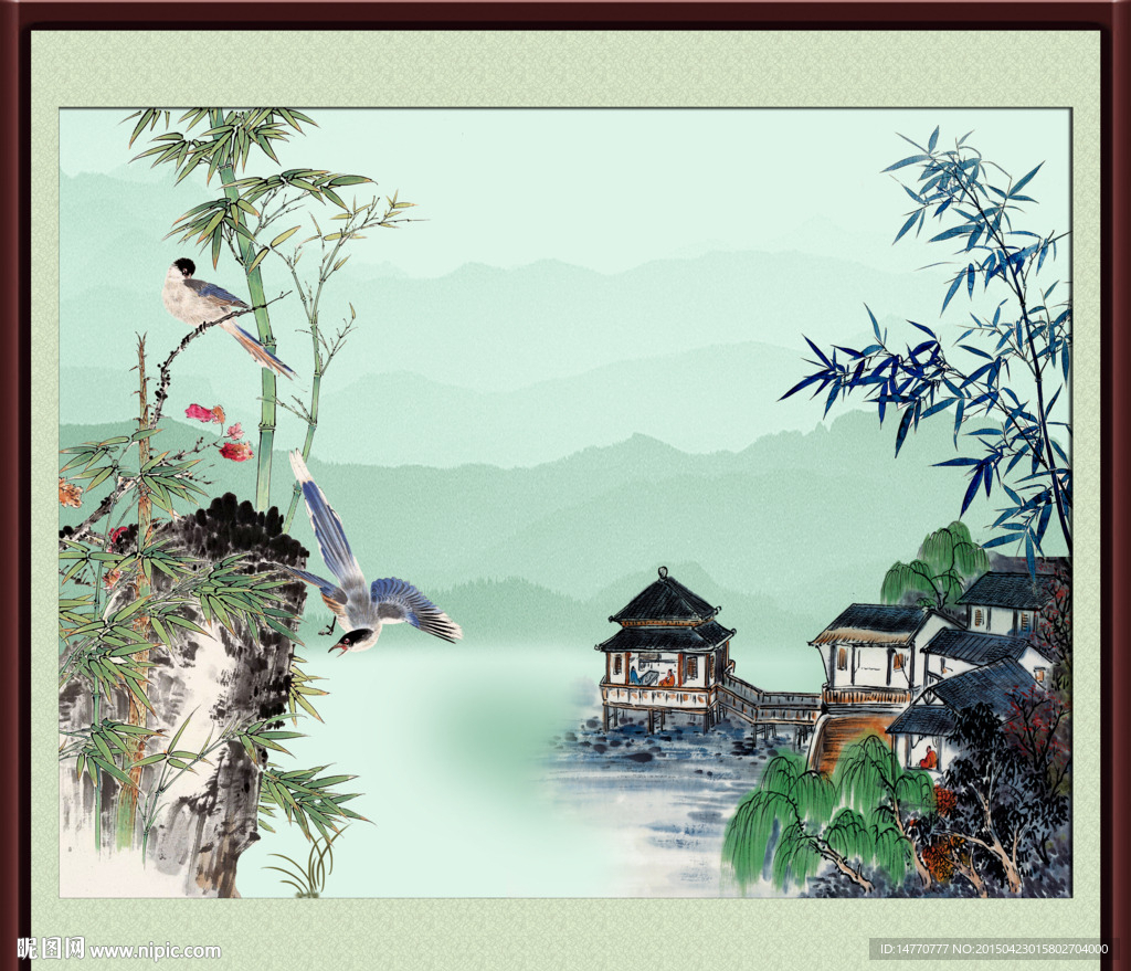 花鸟风景