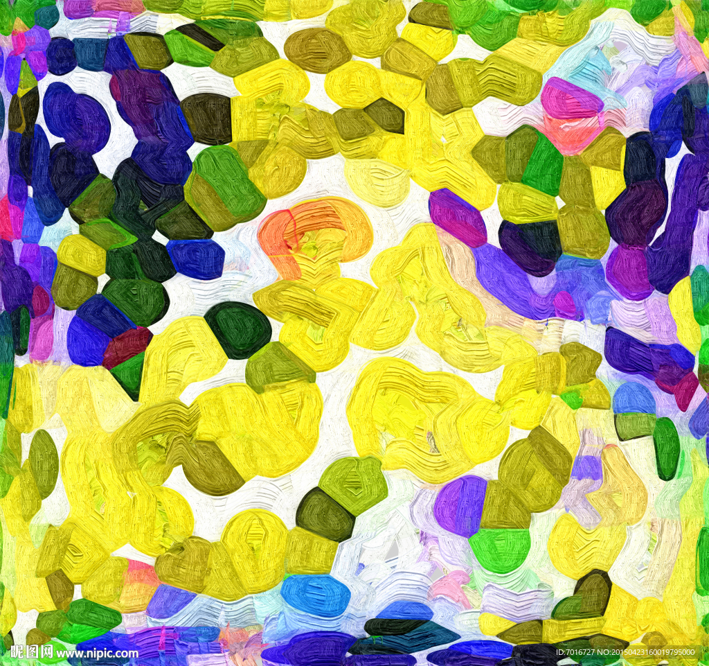 色彩无框画