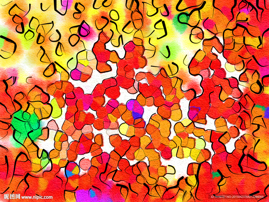 艺术色彩装饰画