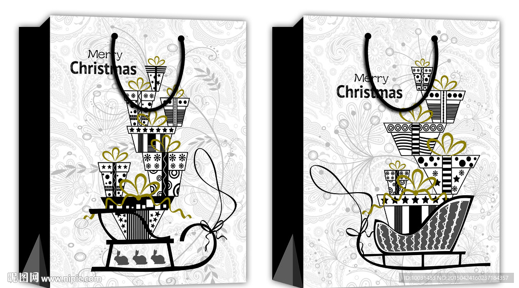 手提袋 展开图图片