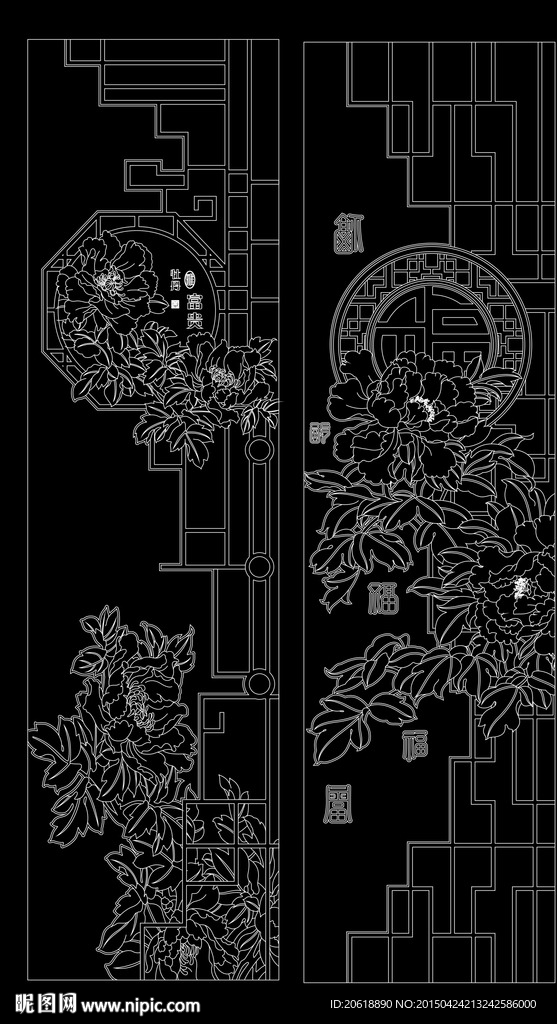 牡丹富贵图