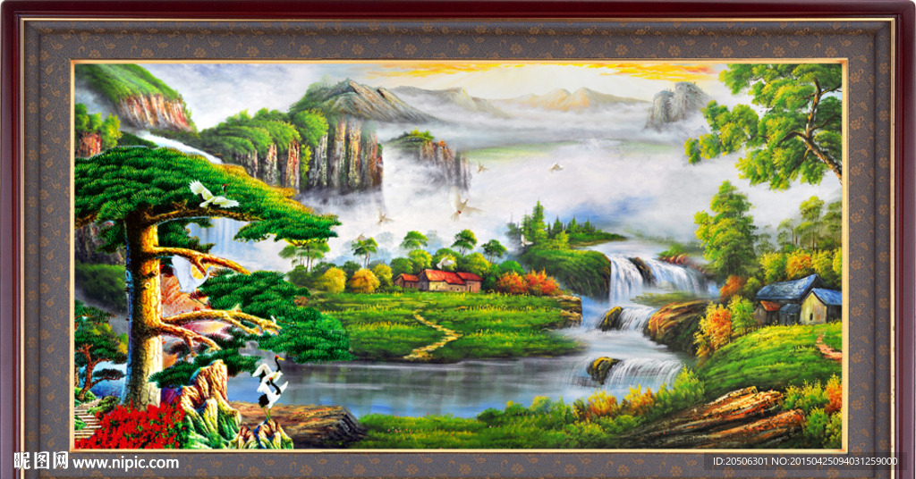 油画风景