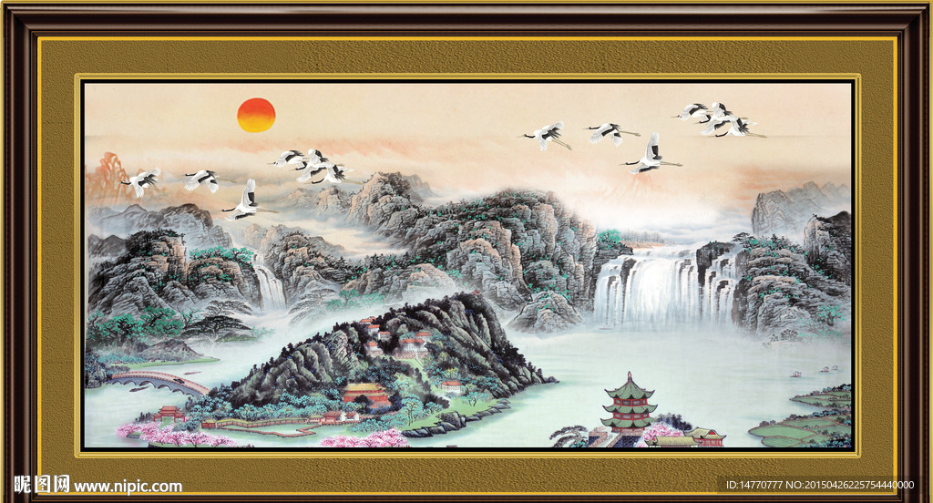 山水国画