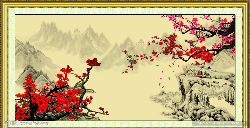 红梅风景
