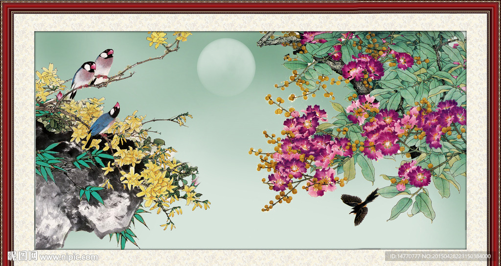 花鸟装饰画图片