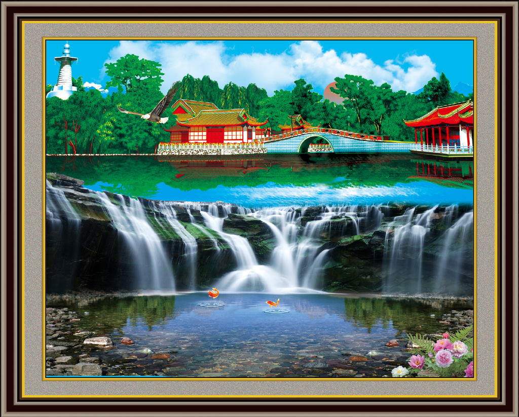山水风景 流水生财