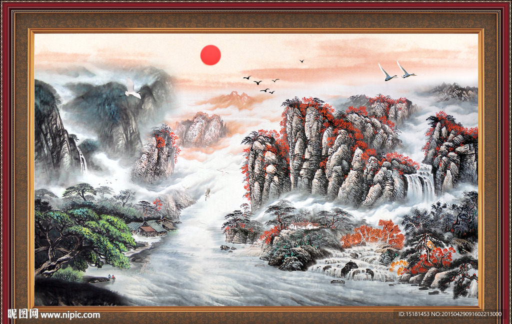 国画山水