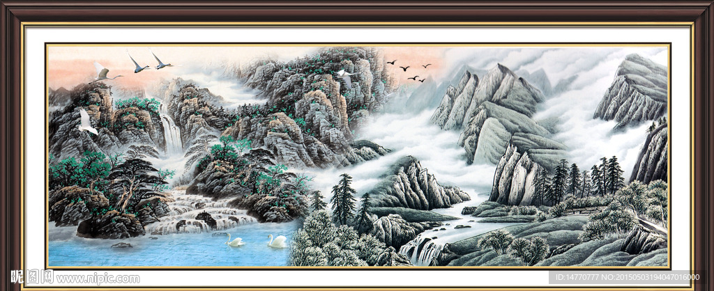 国画山水