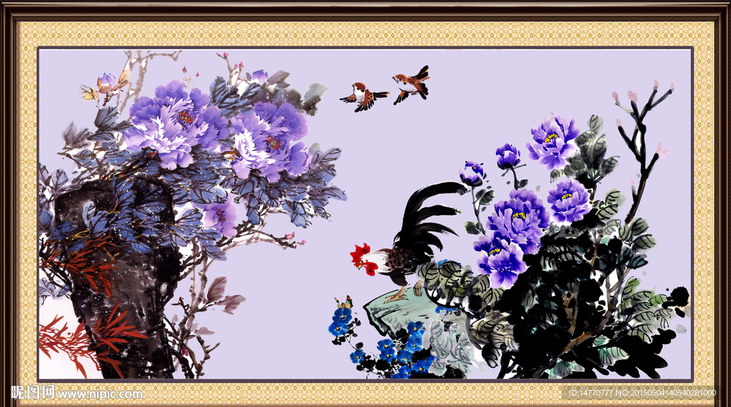 花开富贵 装饰画