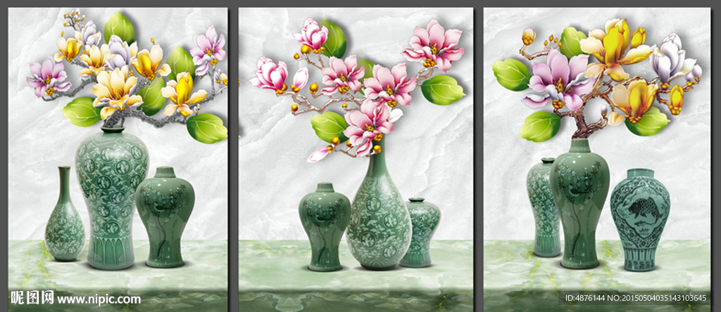立体无框画