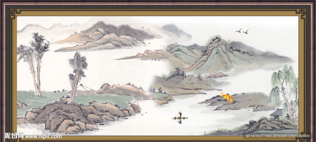 国画山水